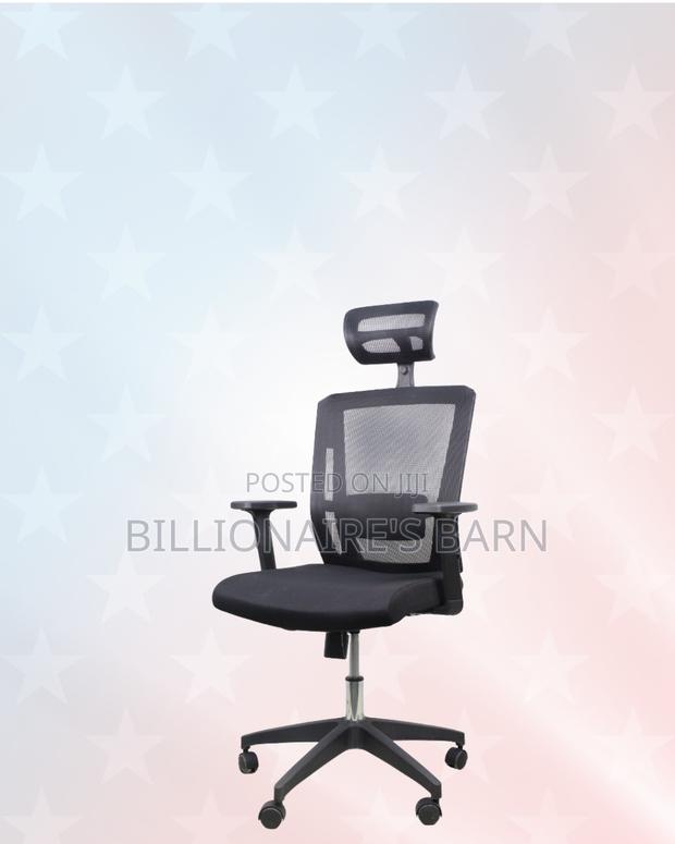 Breathable Mesh Office Chair — Clean Look, Durable Nylon Base - thumbnail 2
