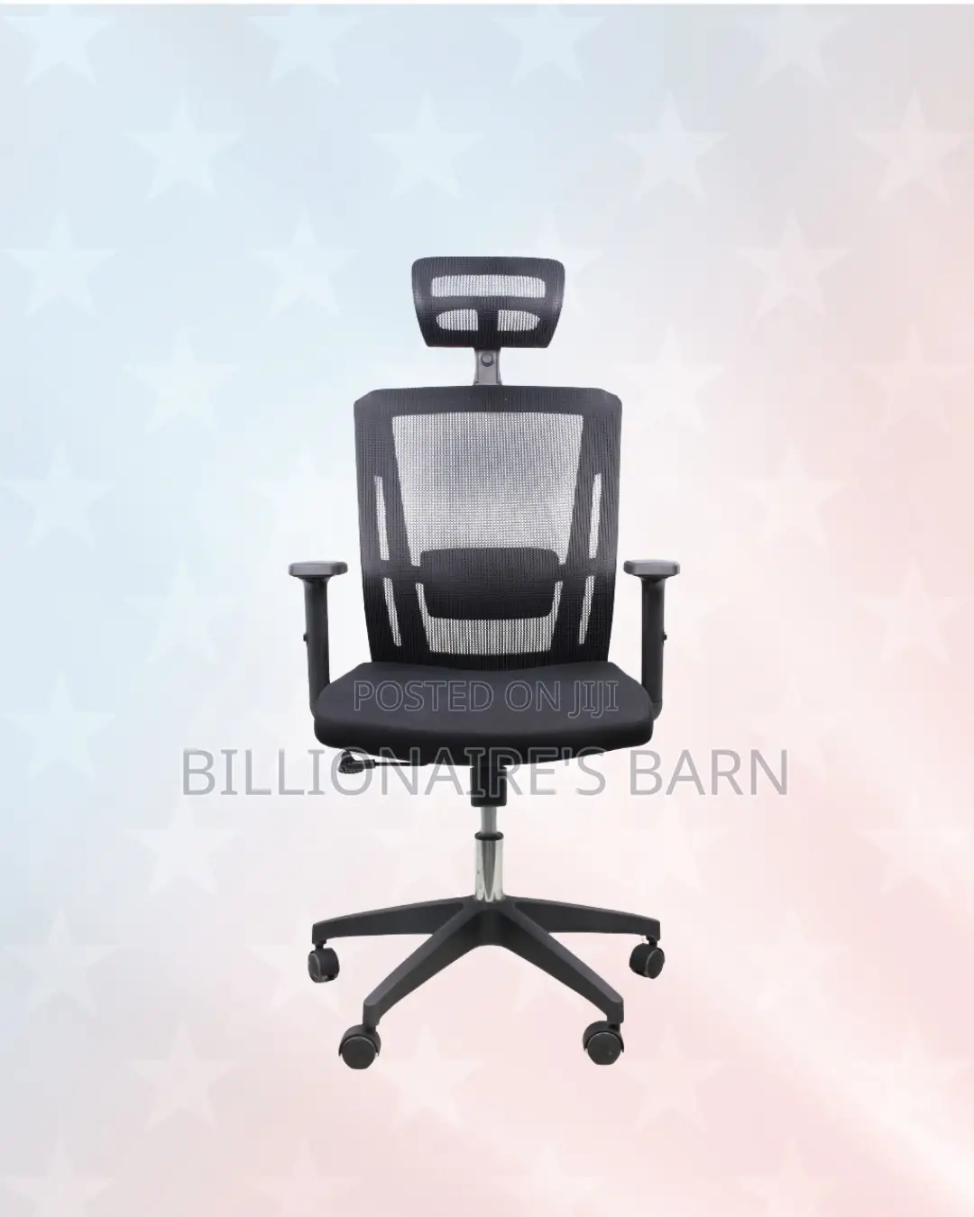 Breathable Mesh Office Chair — Clean Look, Durable Nylon Base