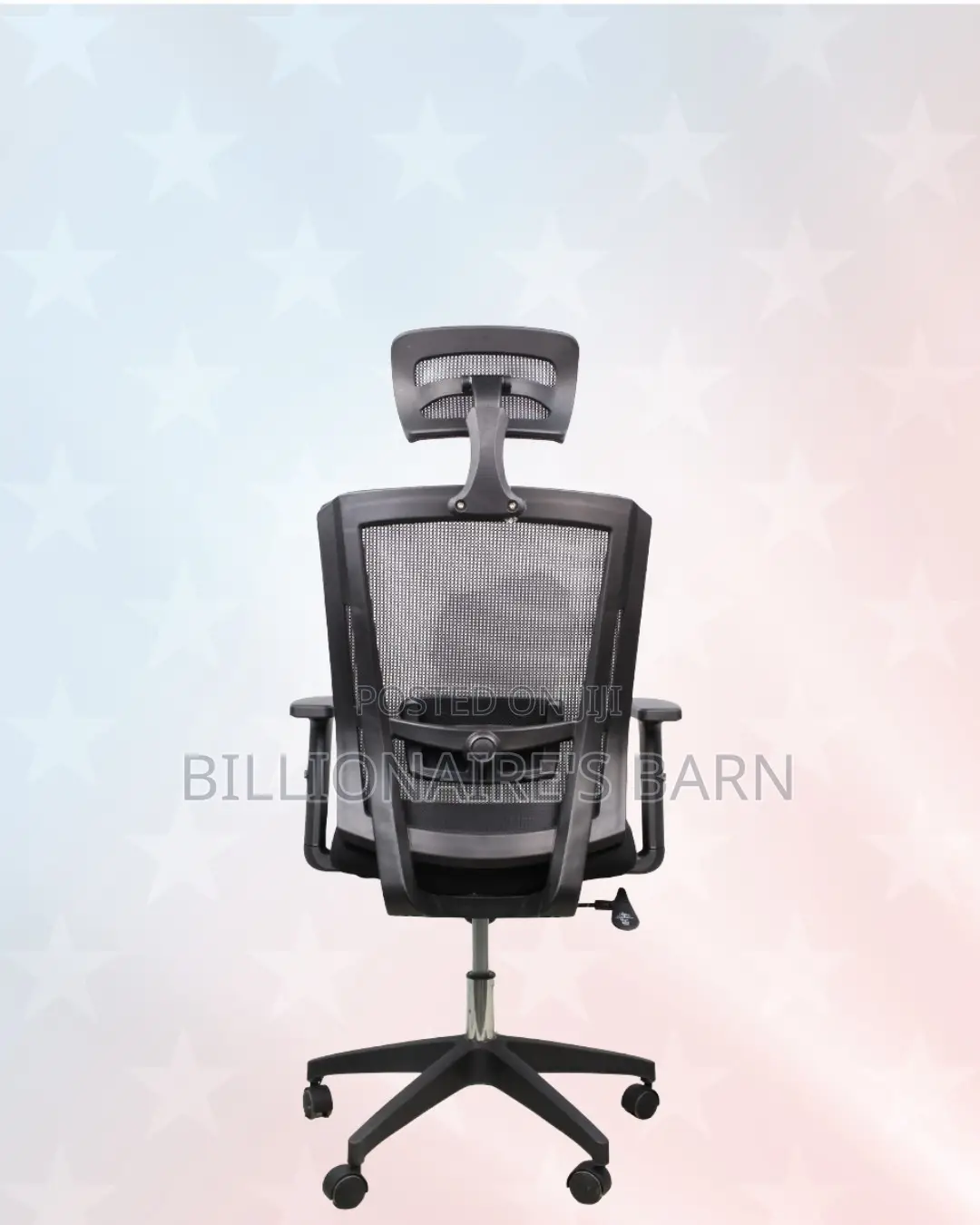 Breathable Mesh Office Chair — Clean Look, Durable Nylon Base