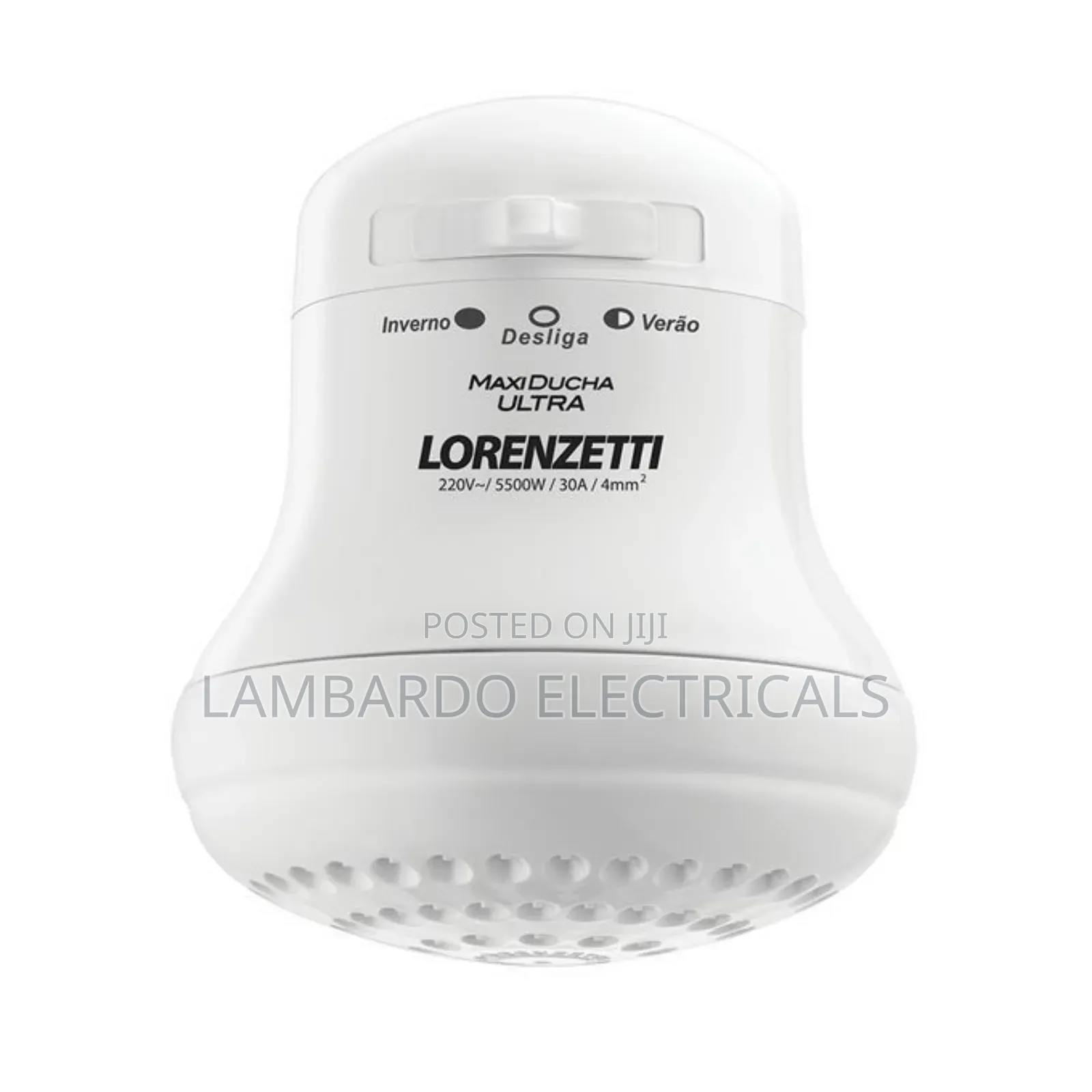 Lorenzetti Maxi Ducha Ultra Instant Electric Shower Head.