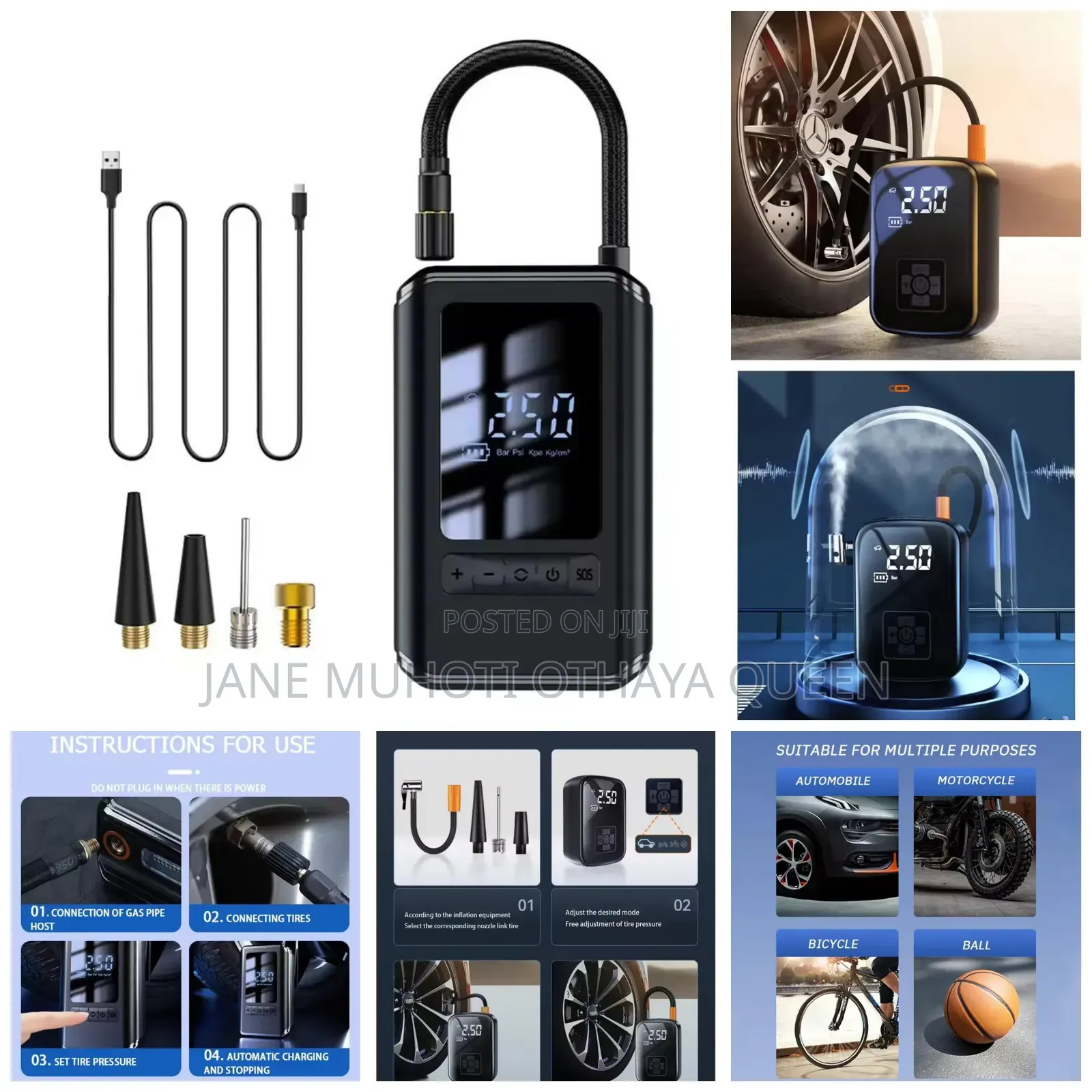 Car Mounted Inflation Pump Portable