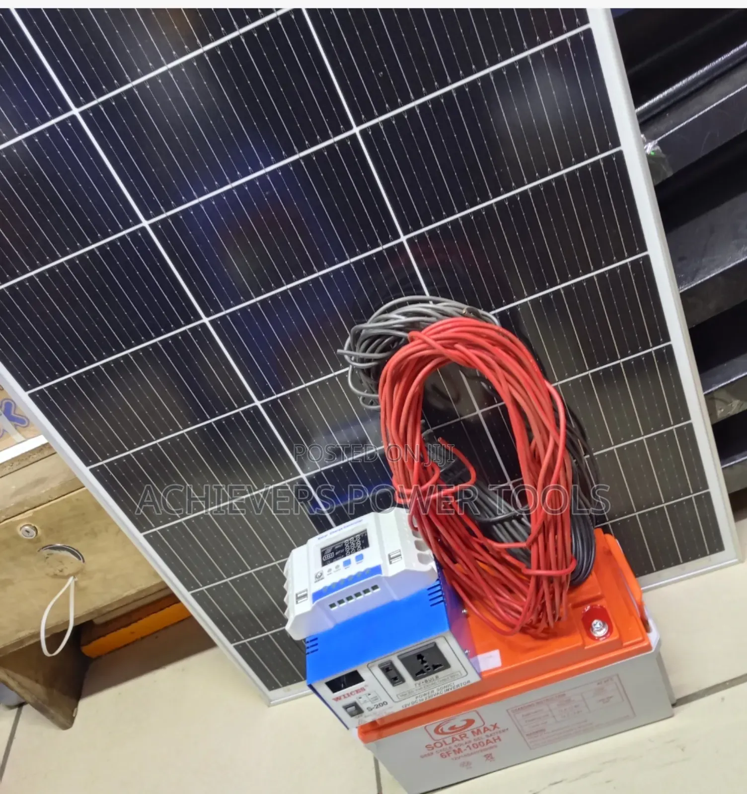 200watts+100ah Solar Kit