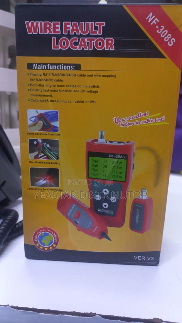 Wire Fault Locator - main view