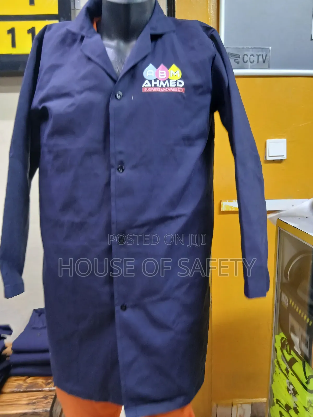265gsm Reinforced Dark Blue Dustcoats With Nairobi