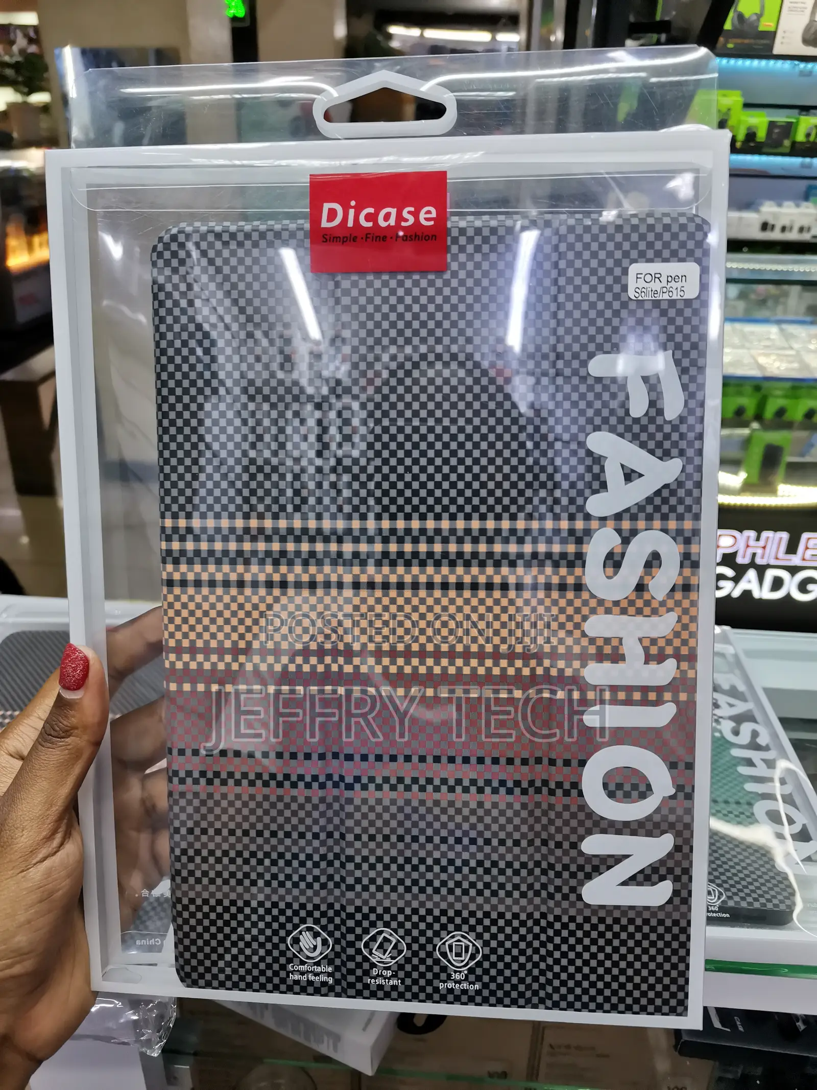 Epicga Carbon Fiber Case for Galaxy Tab S6 Lite With Penslot