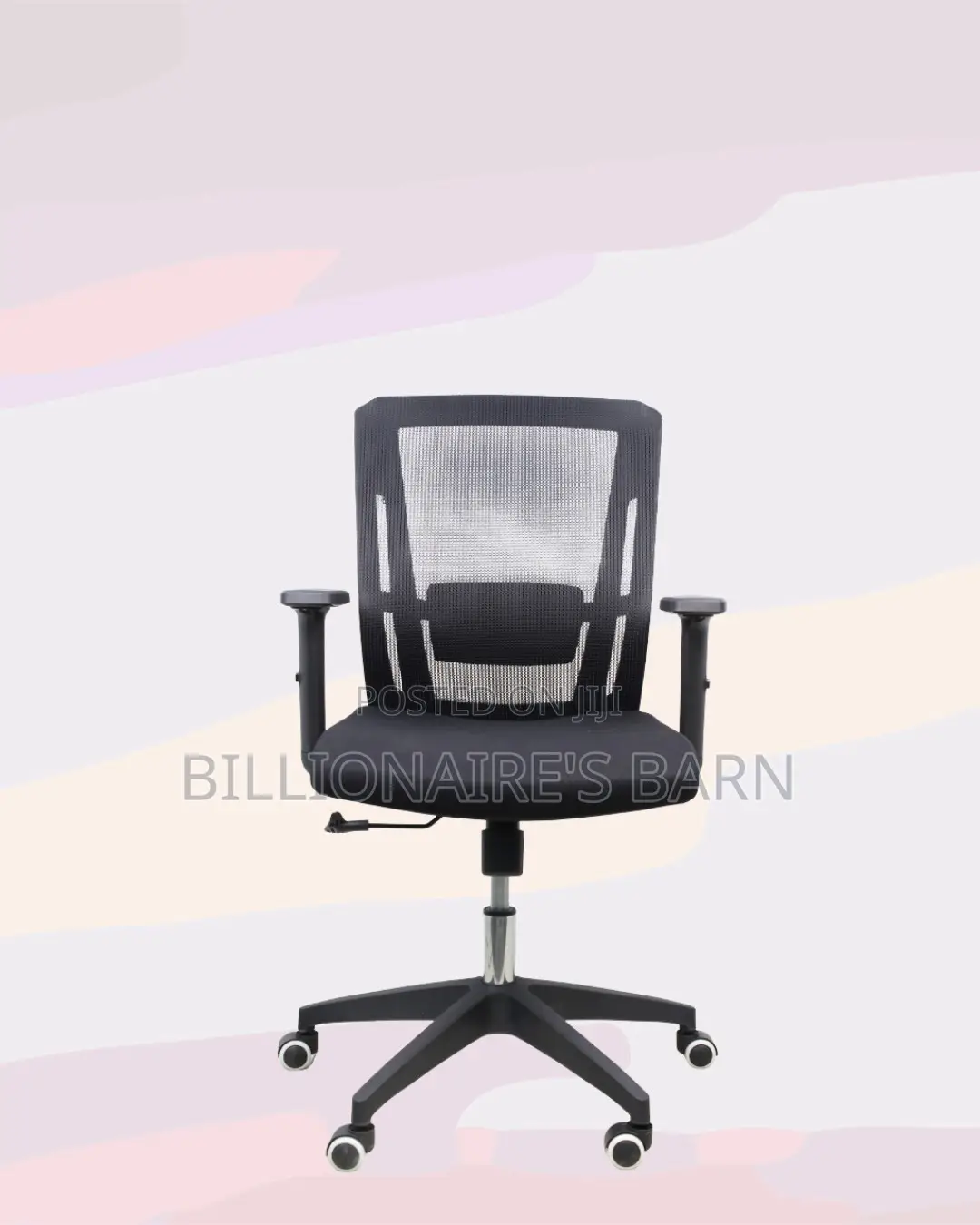 Barn Origin Office Chair Mid-Back Nylon Base — Easy Adjustments