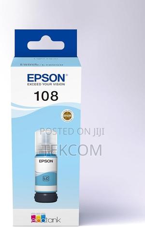 Epson 108 Ecotank Pigment Light Cyan Ink Bottle