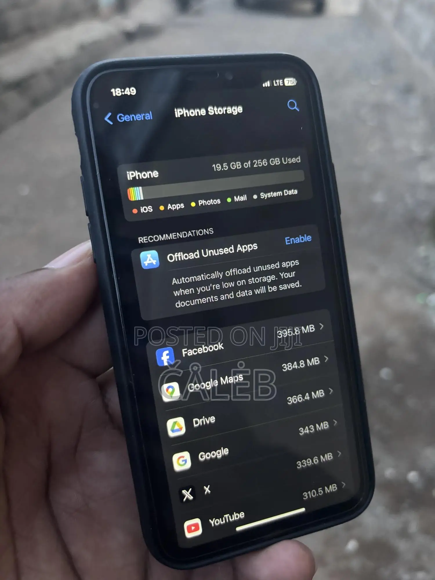 Apple iPhone X 256 GB Black