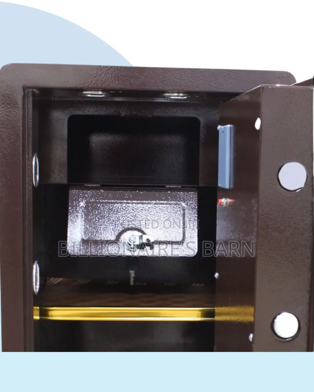 Biometric Digital Safe 80kg — Fireproof Safety, Steel Body Build
