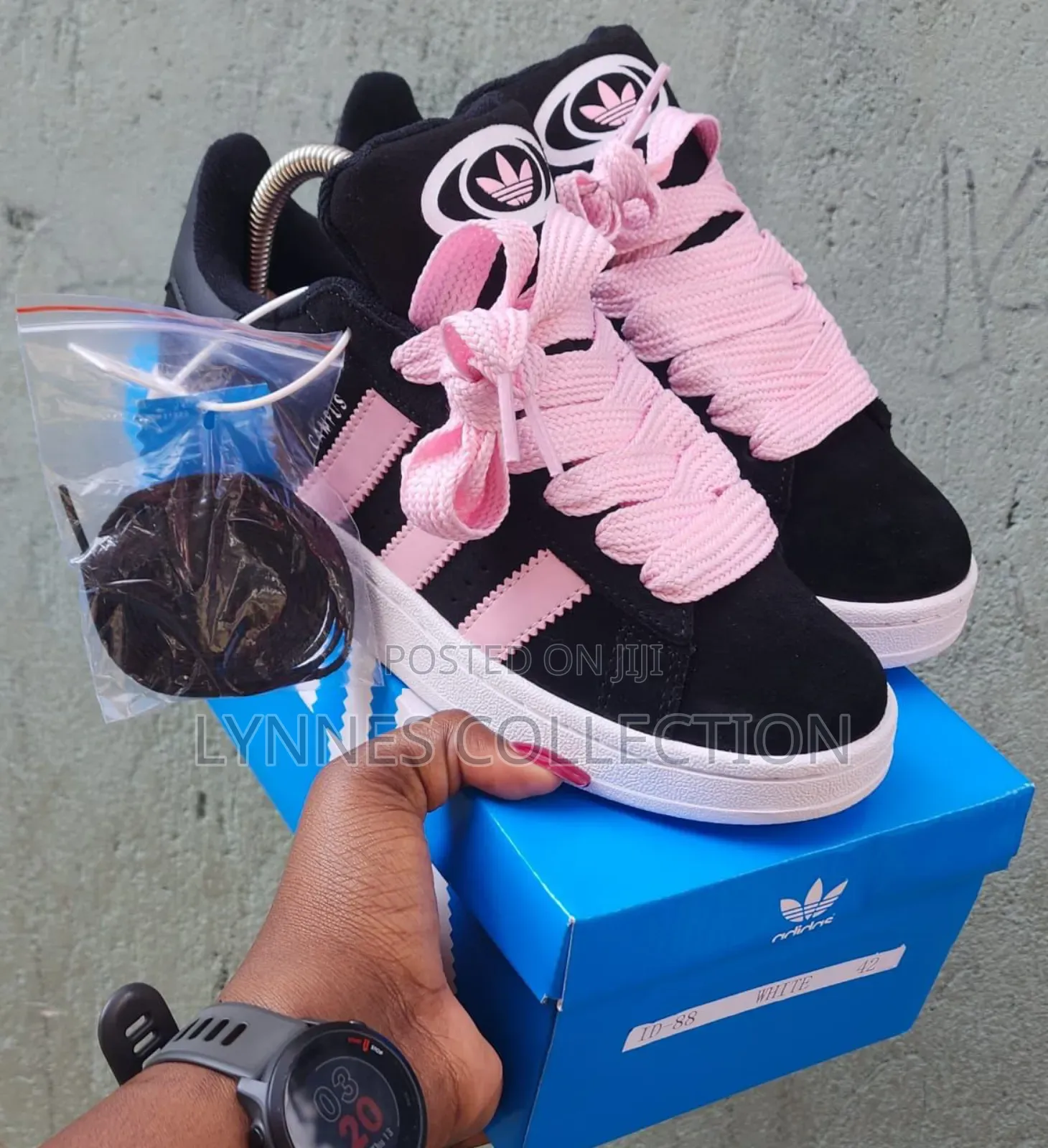 Adidas Cmpus Black And Pink, Campus 36-45