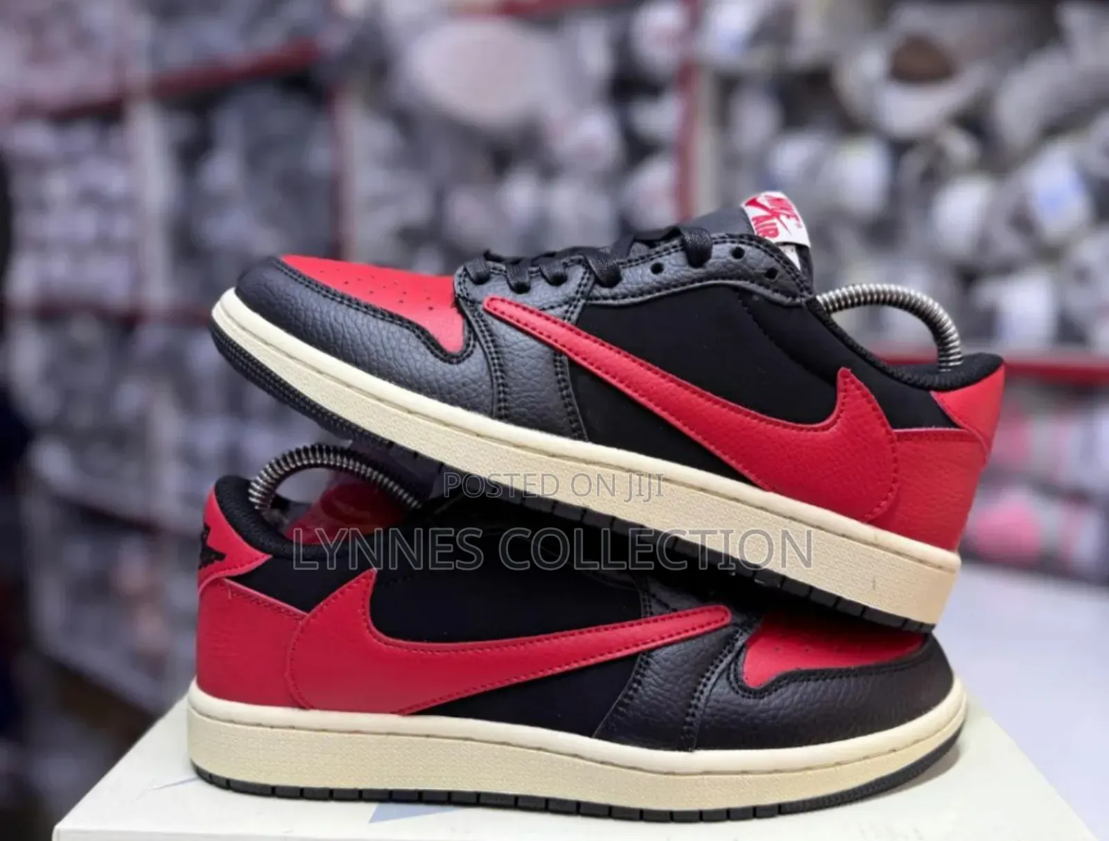 Jordan 1 Travis Scott Bred ,Reverse Sizes 38-45