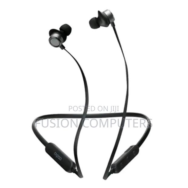 Rapoo Neckband Bluetooth Earphones S120 – Black - main view