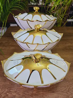 3pcs High Quality Ceramic Serving Bowls Available at the Shop