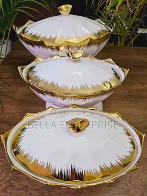 3pcs High Quality Ceramic Serving Bowls Available at the Shop