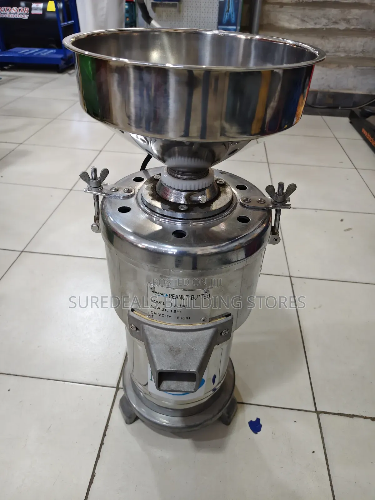 New Peanut Butter Machine With 1.5hp Motor