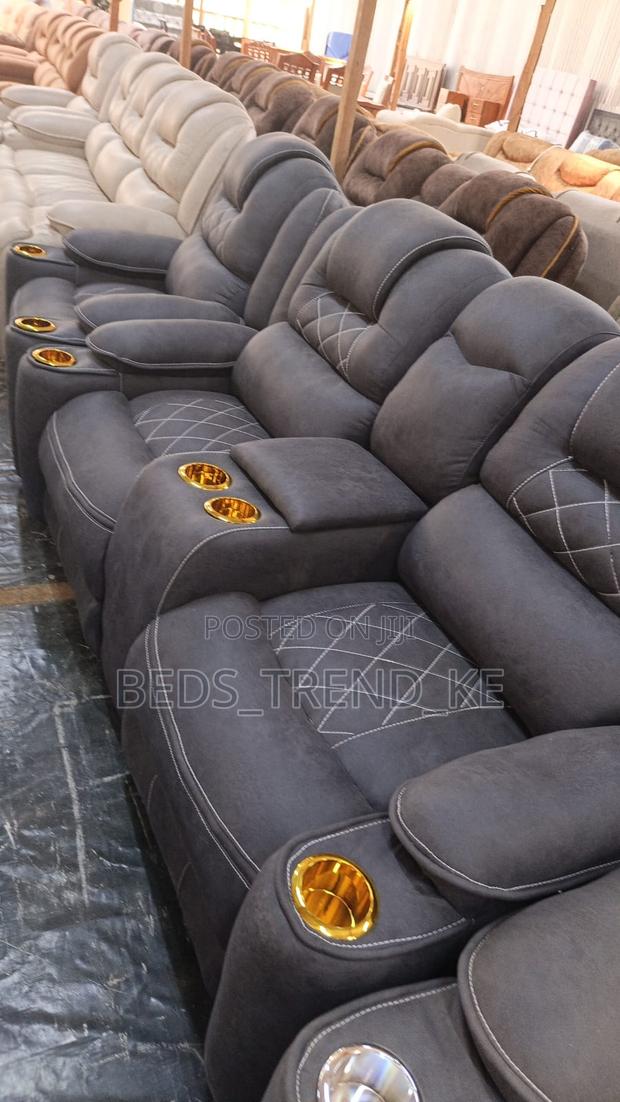Fine Bold 7 Seater Semi Recliner Sofa Set 3,2,1,1