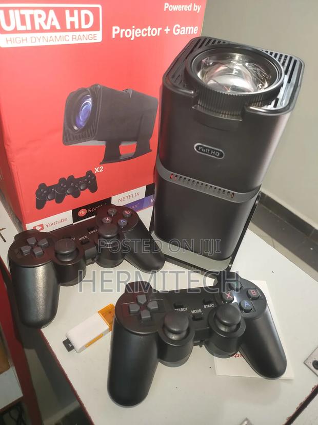 Smart Android Resolution Gaming Projector 2 Pads - thumbnail 3