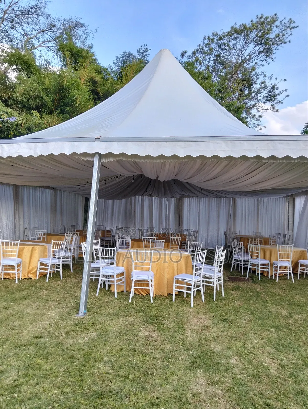 Tents, Clean Tents, Organised Tables Chairs,Hire