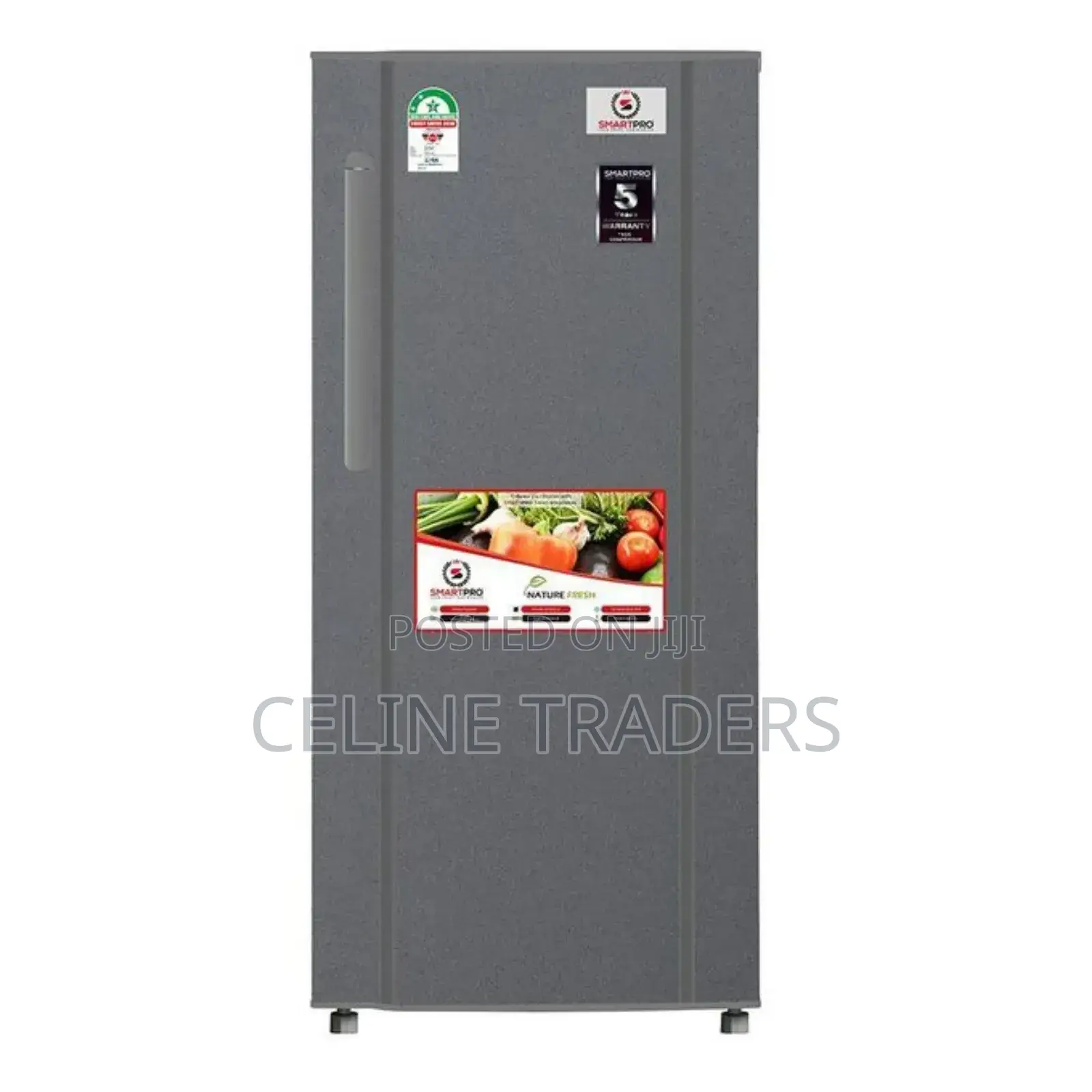 Smart Pro SFR-190s-I Single Door Refrigerator, 150l - Silver