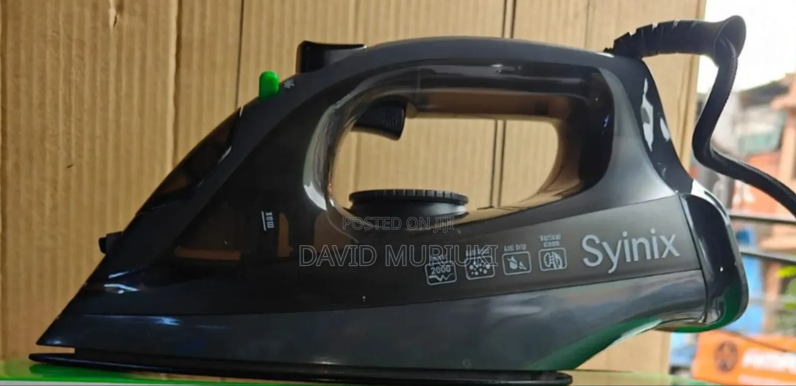 Syinix Steam Iron Box(Polepole)Non Stick Coating