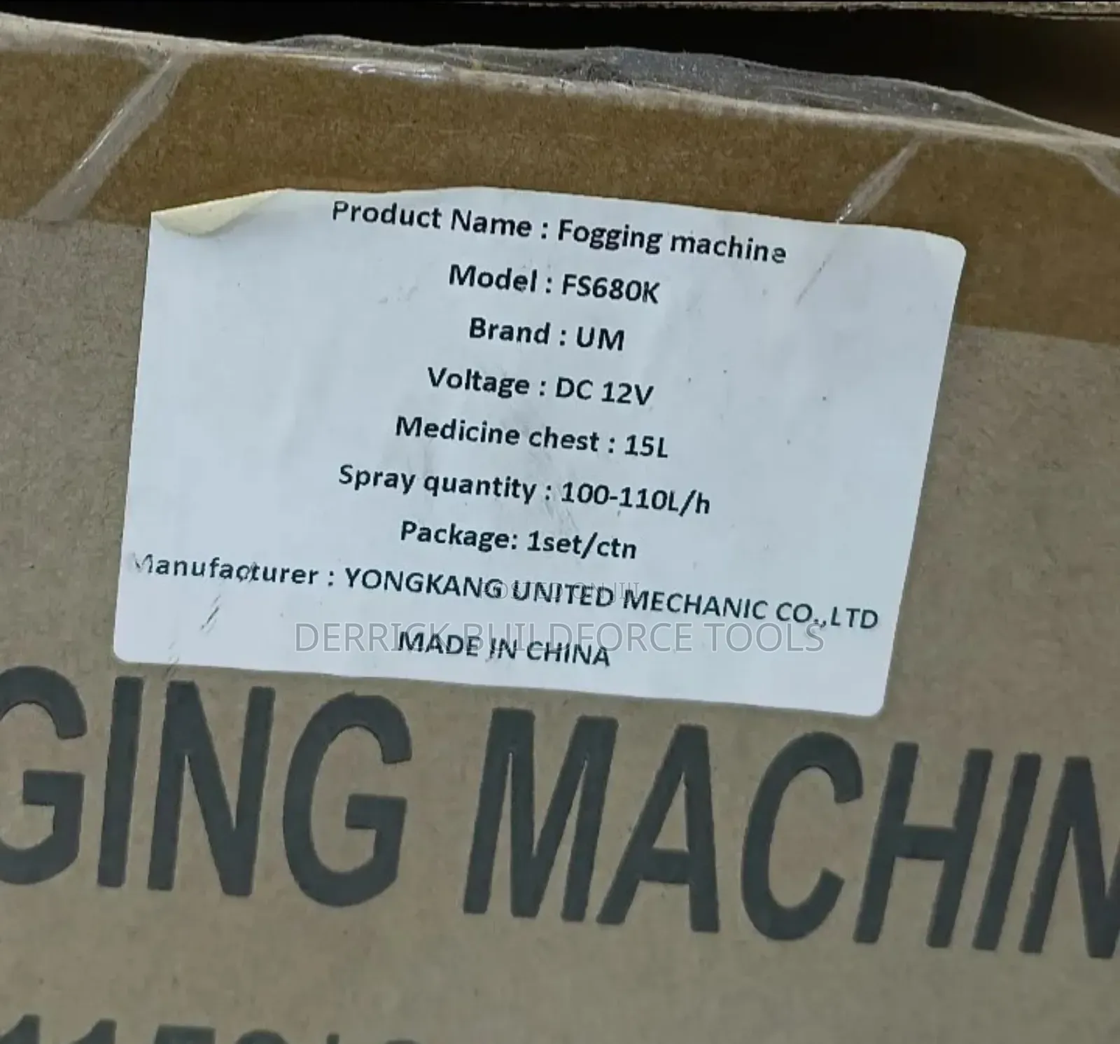 Agricultural Fogging Machine