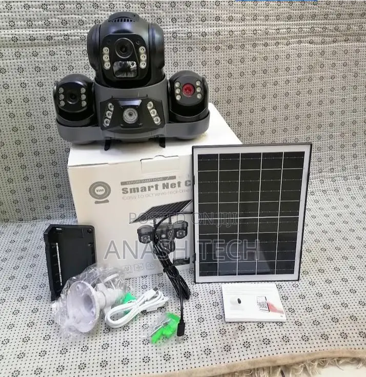 Three High-Performance Lenses, Vts029, Solar-Powered CCTV Cam