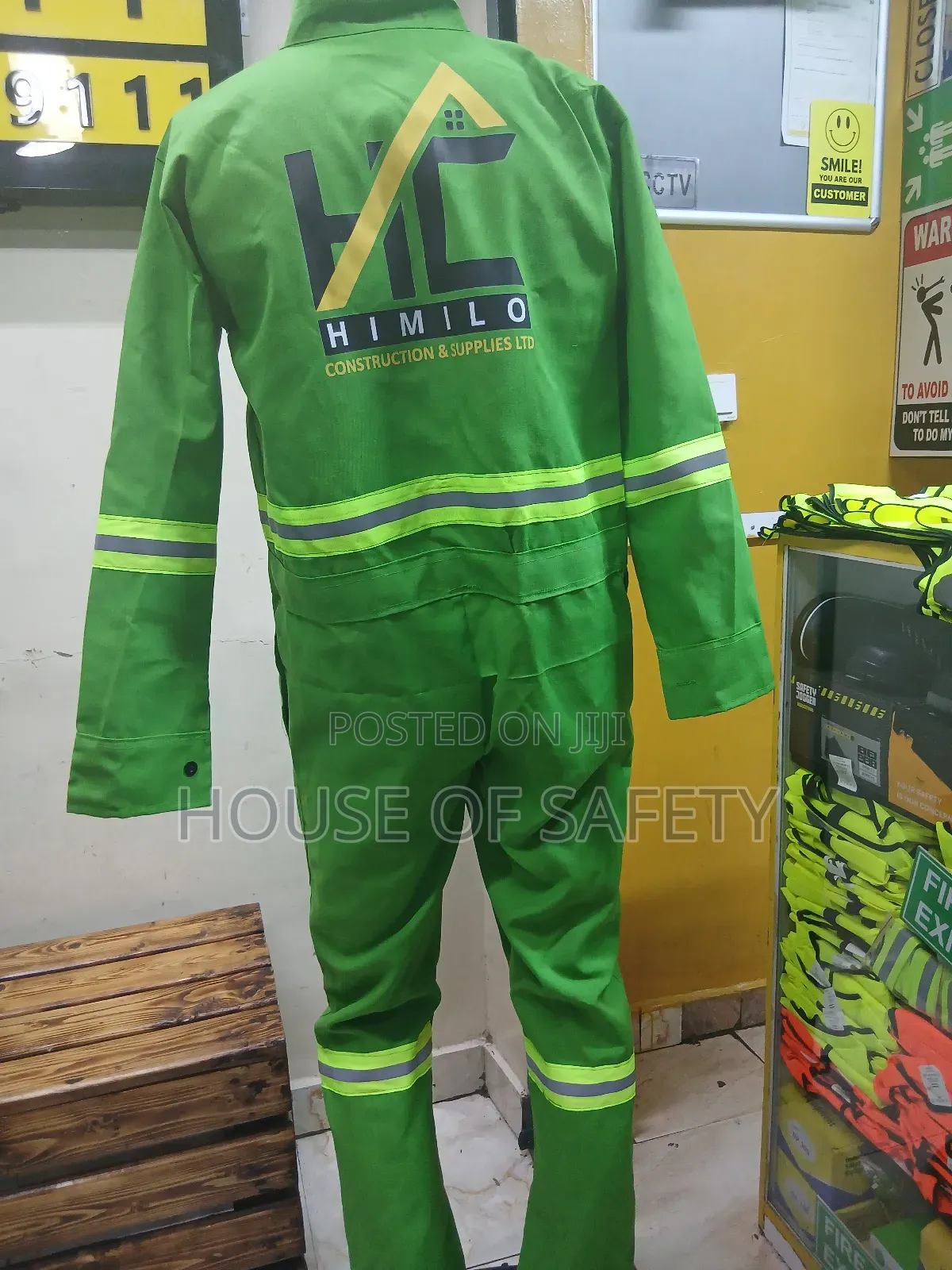 Poly Cotton Safaricom Green Light Overall