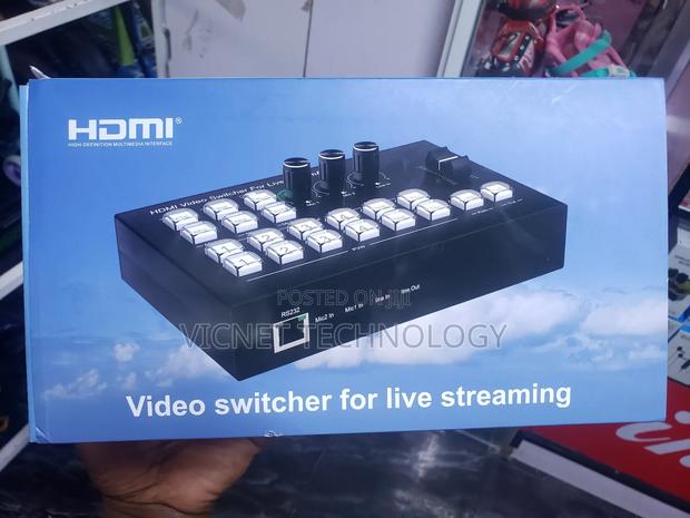 Multi Camera Multi Media Control Video Switcher - main view