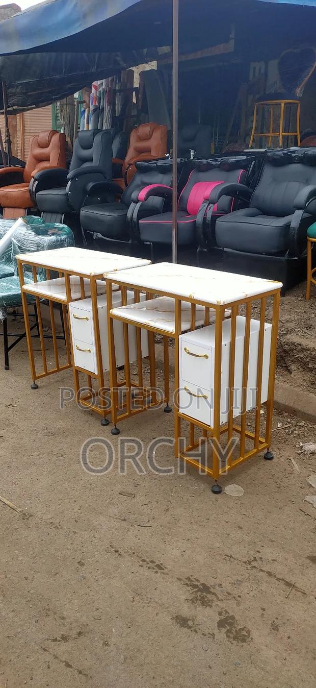 Marble Top Nail Table - main view