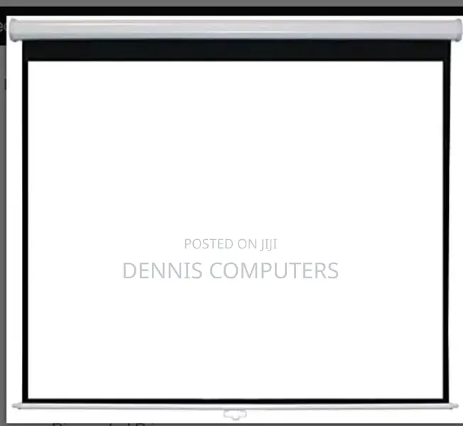 Manual Projector Screen 180 X 180 CMS (70 Inch by 70 Inch)