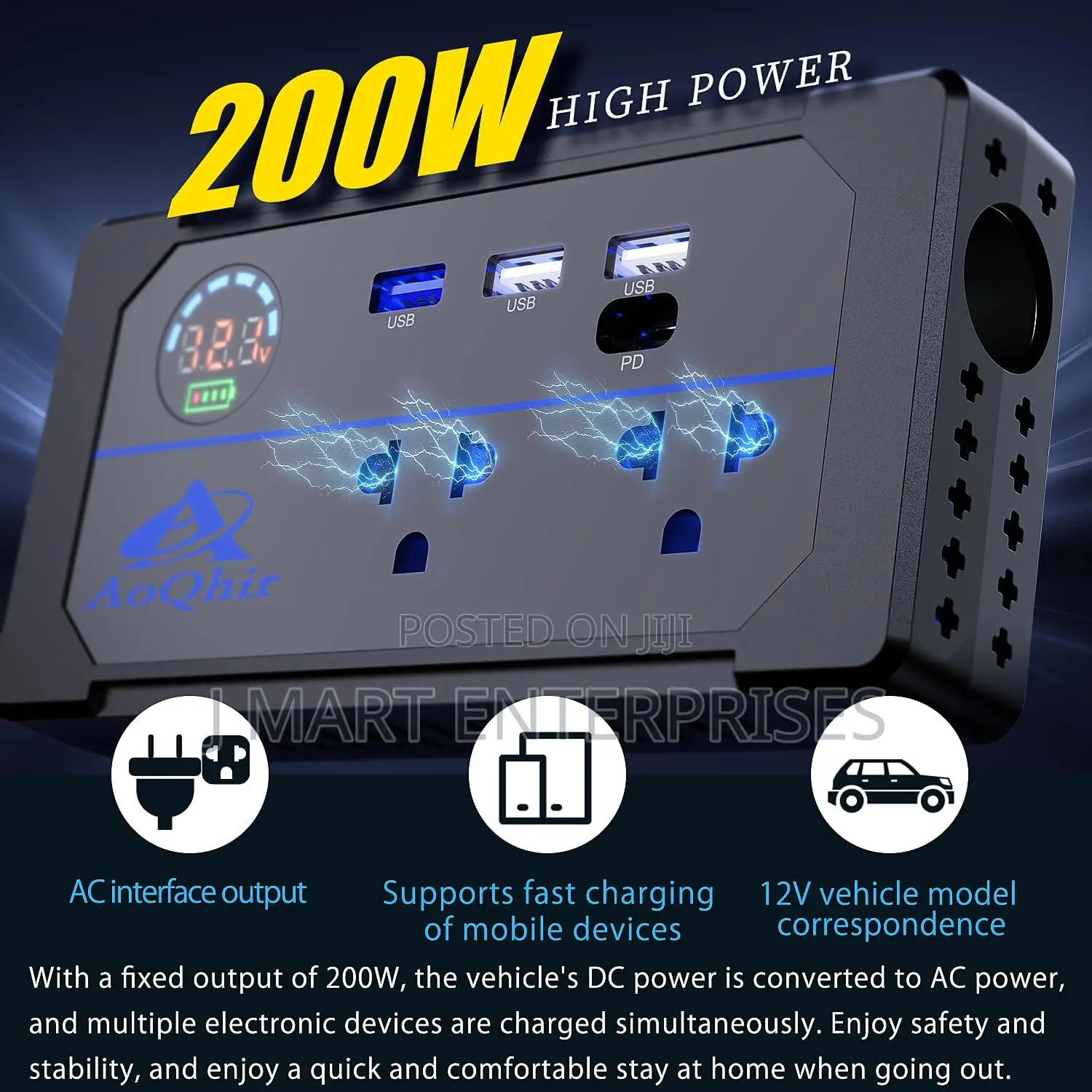 Car Power Inverter for Charging Power Supply