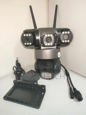 Triple Lens 4g Electric PTZ CCTV Surveillance Cameras