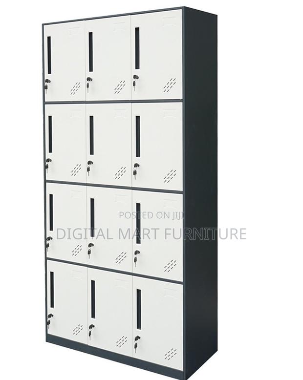 White Steel Team Storage Cabinet - thumbnail 7