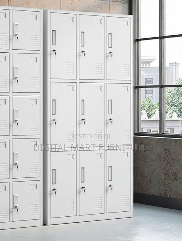 White Steel Team Storage Cabinet - thumbnail 9
