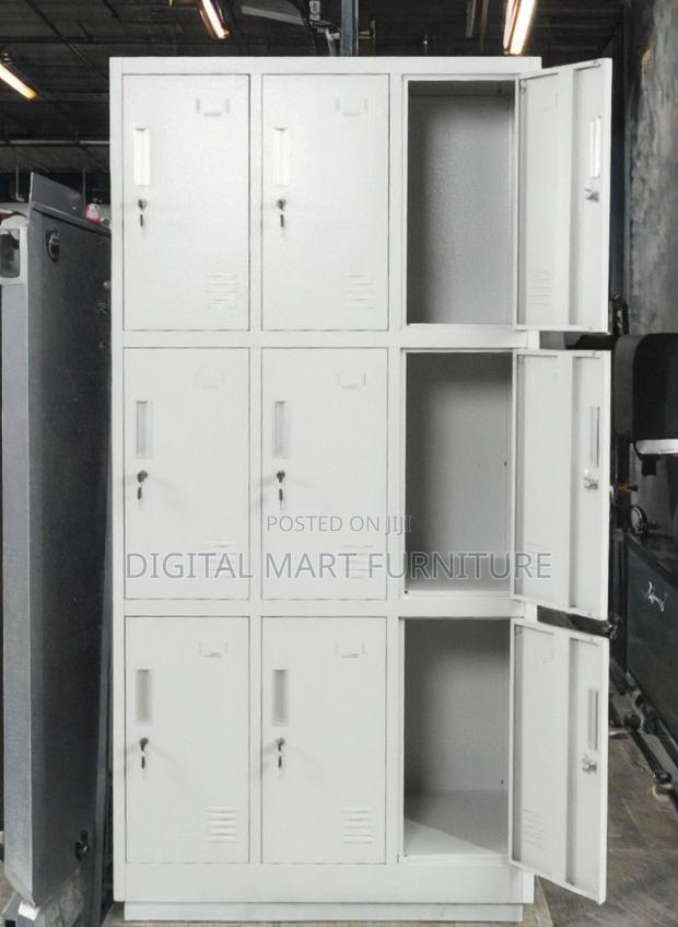White Steel Team Storage Cabinet - thumbnail 10
