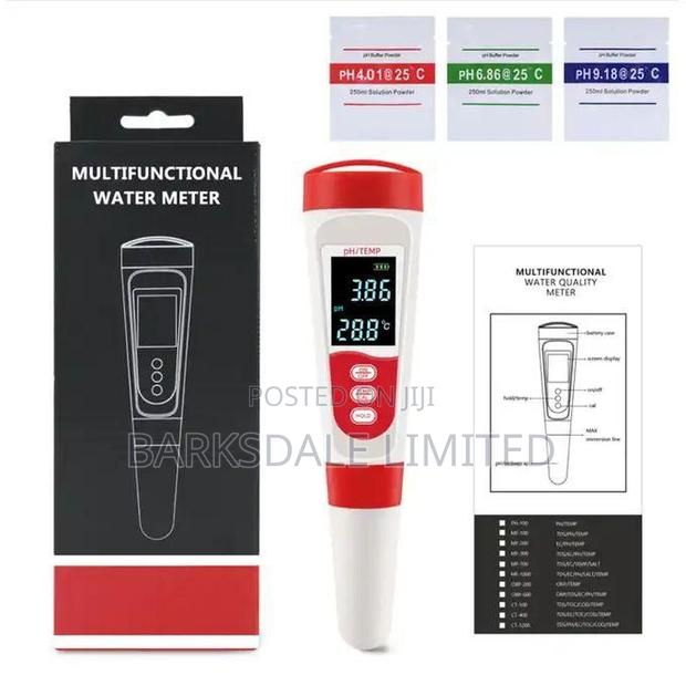 4 In 1 Digital Ph Meter Tds Ec Temperature Water Tester Wine Aquariums - thumbnail 5