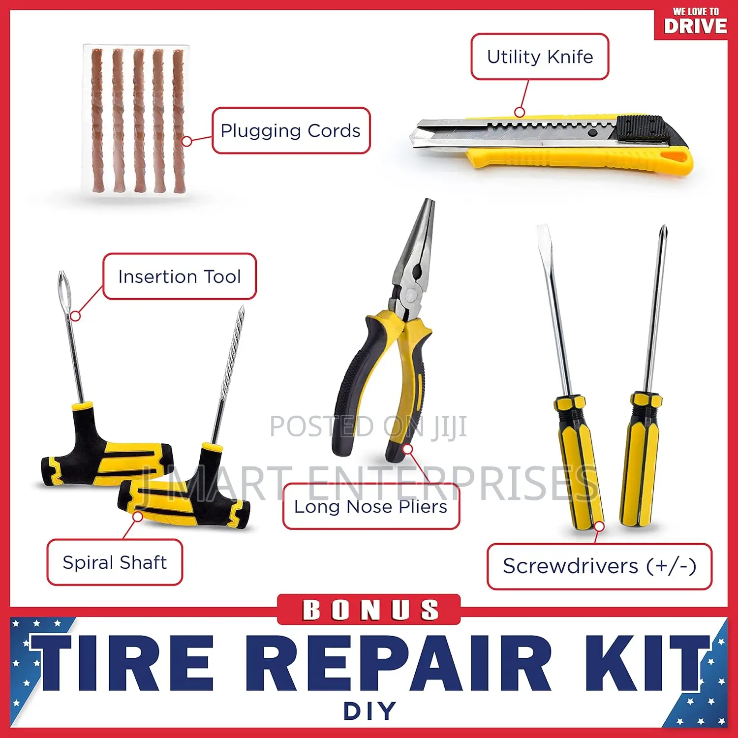 Air Pump and Tire Repair Kit