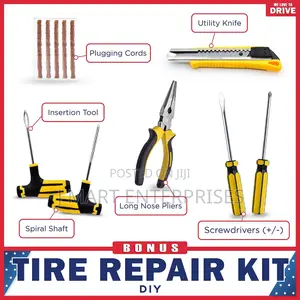 Air Pump and Tire Repair Kit