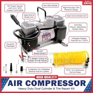 Air Pump and Tire Repair Kit