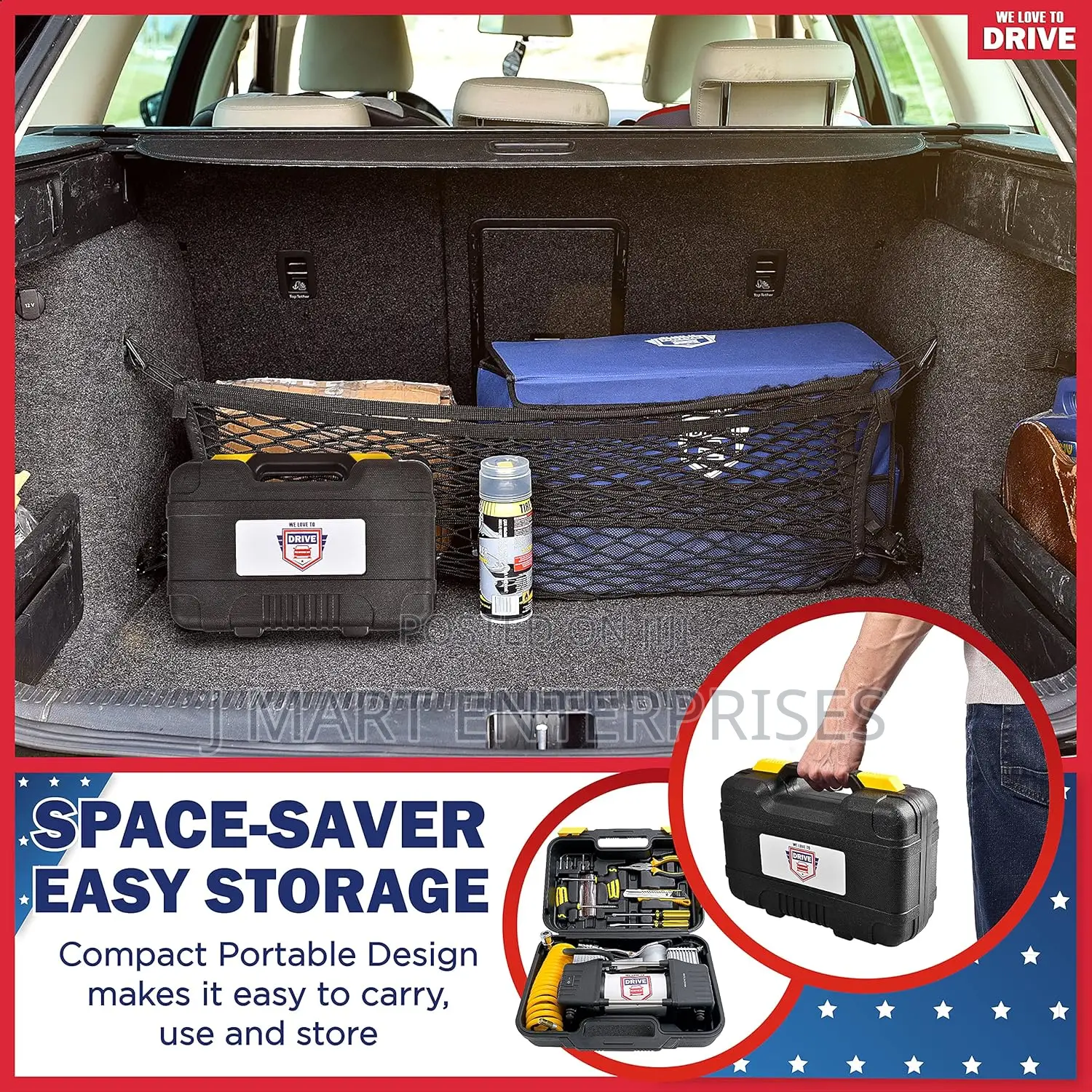 Air Pump and Tire Repair Kit