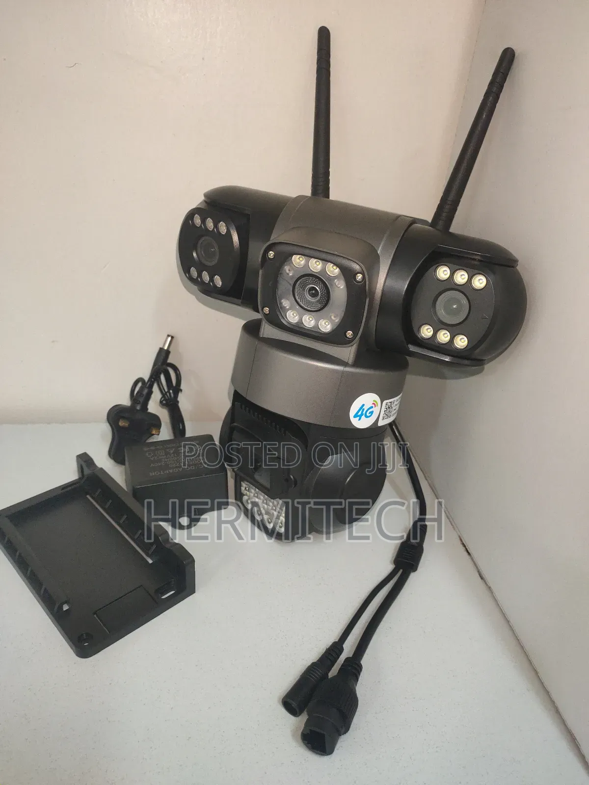 Triple Lens 4g Electric PTZ CCTV Surveillance Cameras