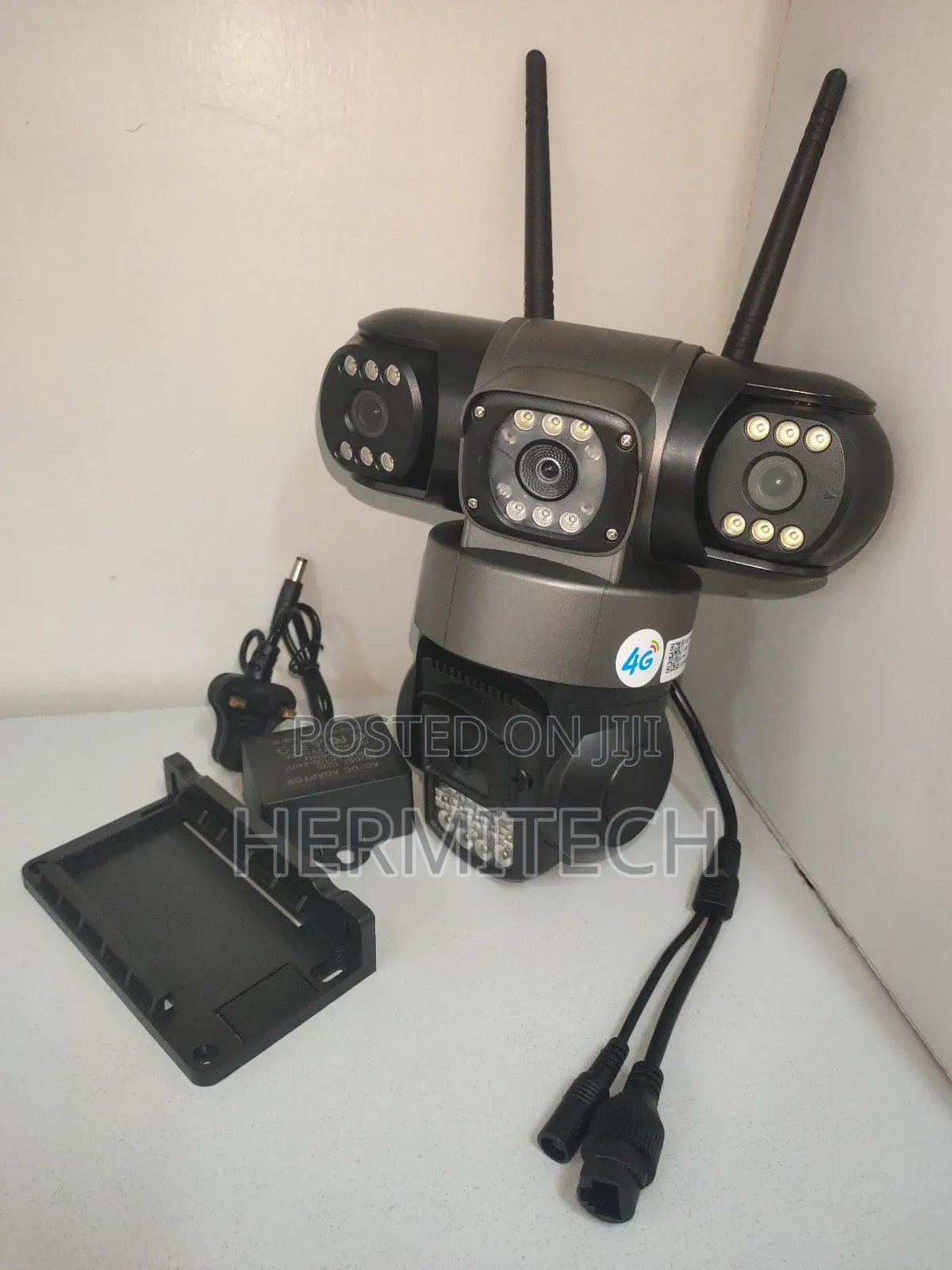 Triple Lens 4g Electric PTZ CCTV Surveillance Cameras