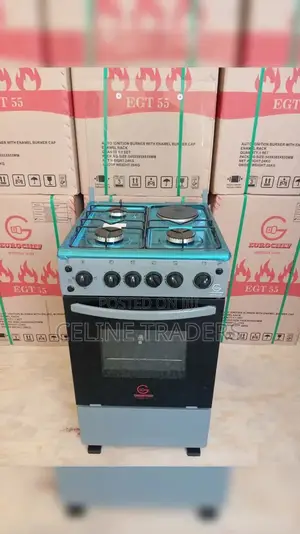 3 Gas Burner+1 Electric Plate Eurochef Cooker