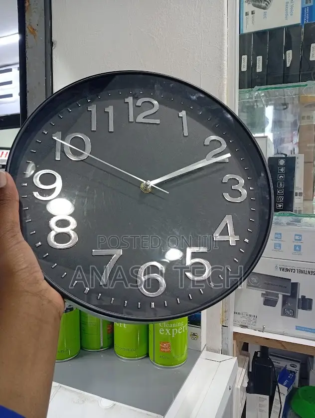 Hidden Spy Camera Wall Clock 1080p Hd With Mem Slot