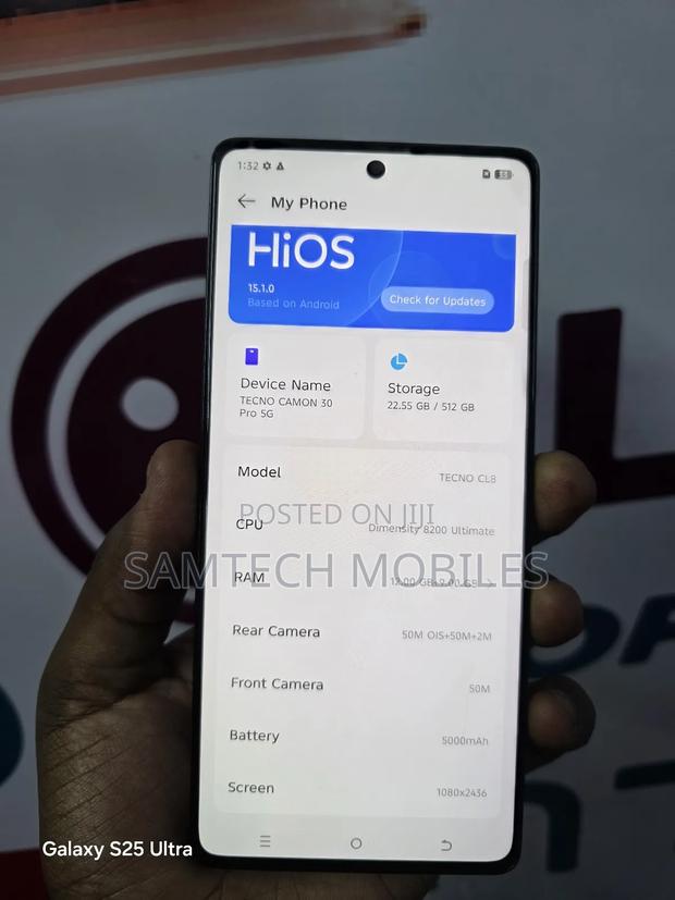 Tecno Camon 30 Pro 5G 512 GB Black - thumbnail 4