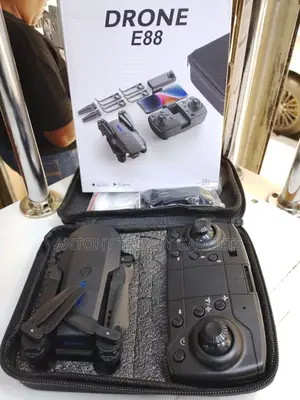 Portable E88 Foldable Drone With Stable Hovering