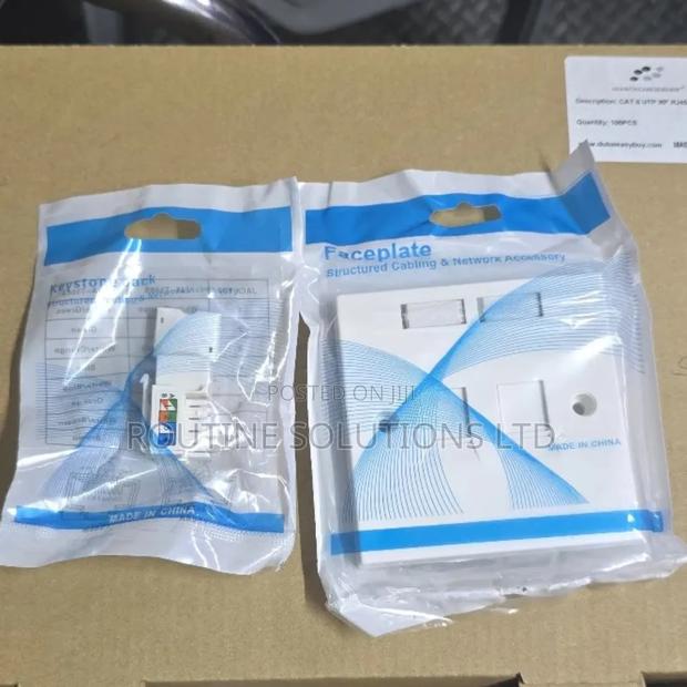 Apkr Single Face Plate and Module Cat6 (Keystone) - main view