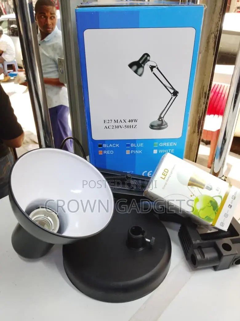 Adjustable Swing Arm Desk Lamp E27 Study Light