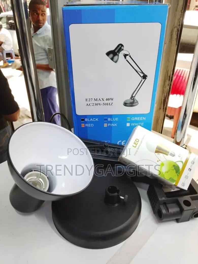Adjustable Swing Arm Desk Lamp E27 Study Light