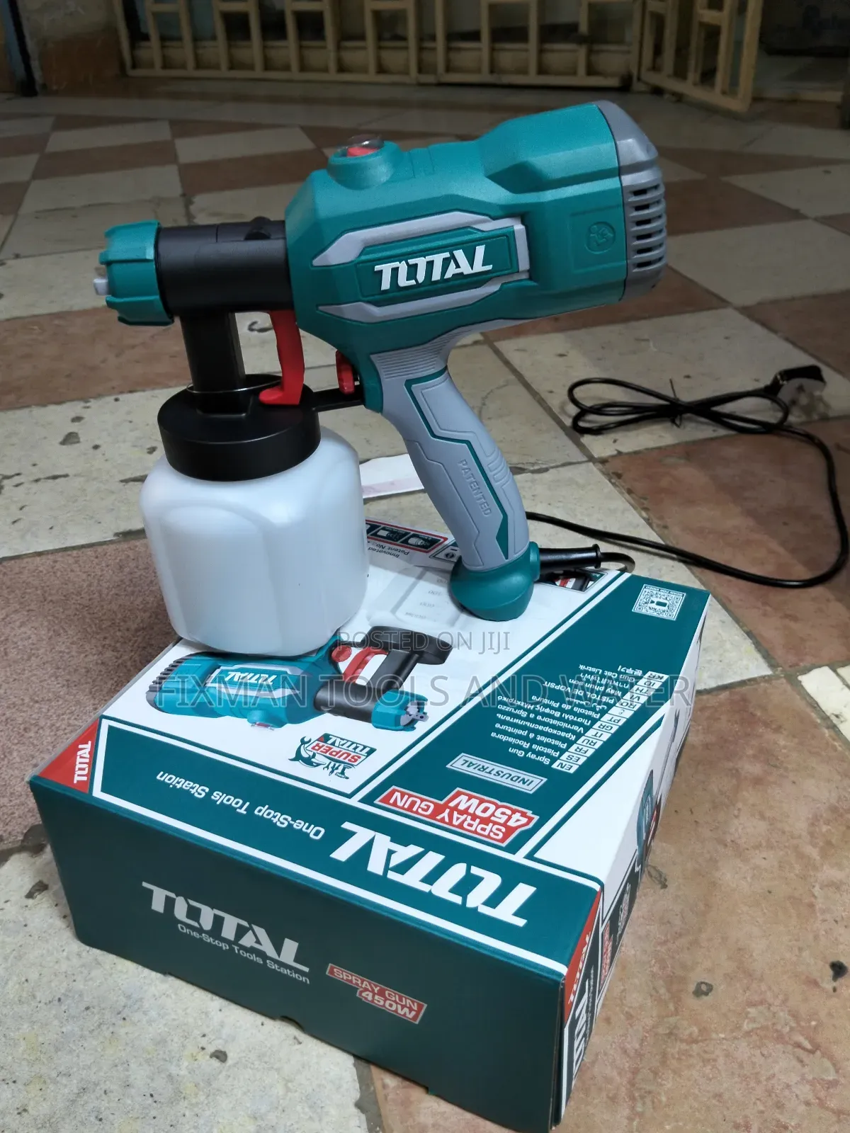 Total Spray Gun 450 Watts Electric Fine Finish